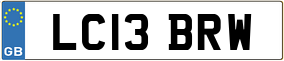 Truck License Plate